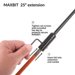 The MAXBIT Garden Hole Digging Drill Bit Kit -Garden-Tools mbx px 4