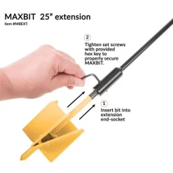 The MAXBIT Garden Hole Digging Drill Bit Kit -Garden-Tools mbx px 8