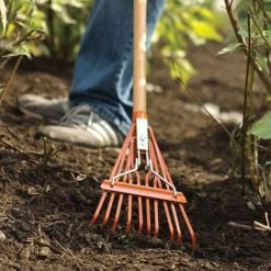 Leonard Narrow Shrub Rake, 54in Handle 7 Leonard Narrow Shrub Rake, 54in Handle -Garden-Tools msr 208 2