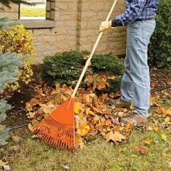 Leonard 18in Poly Rake, 54in Handle -Garden-Tools prc18 3 1