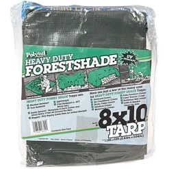 Green Tuff Tarp, 4.5oz. Polyethylene With Grommets, 8ft X 10ft -Garden-Tools pt810 2 1