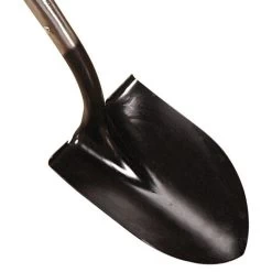 Razor-Back® Round-Point Closed-Back Shovel With D-Grip Handle -Garden-Tools rbud front