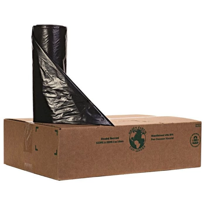 Heavy-Duty LLDPE 33-Gallon Trash Can Liners, Roll Of 100 1 Heavy-Duty LLDPE 33-Gallon Trash Can Liners, Roll Of 100