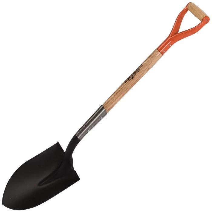 Leonard Round Point, Open Back Shovel W/ D-Grip Handle 2 Leonard Round Point, Open Back Shovel W/ D-Grip Handle - Image 2