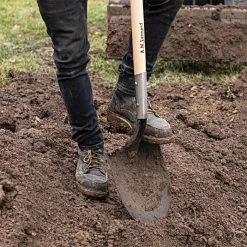 Leonard Round Point, Open Back Shovel W/ 48" Ash Handle 7 Leonard Round Point, Open Back Shovel W/ 48" Ash Handle -Garden-Tools rps 3