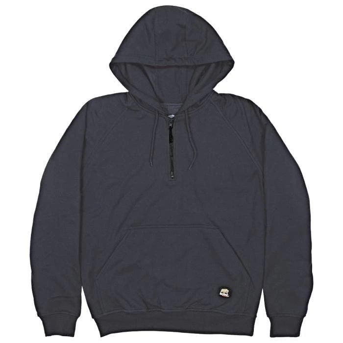 BERNE Mastic Thermal-Lined Hooded Quarter-Zip, Gray, Small 1 BERNE Mastic Thermal-Lined Hooded Quarter-Zip, Gray, Small