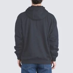 BERNE Mastic Thermal-Lined Hooded Quarter-Zip, Gray, Small 5 BERNE Mastic Thermal-Lined Hooded Quarter-Zip, Gray, Small -Garden-Tools sp350dgry sm 2