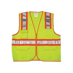 Surveyor Safety Vest, Lime, Small/Medium