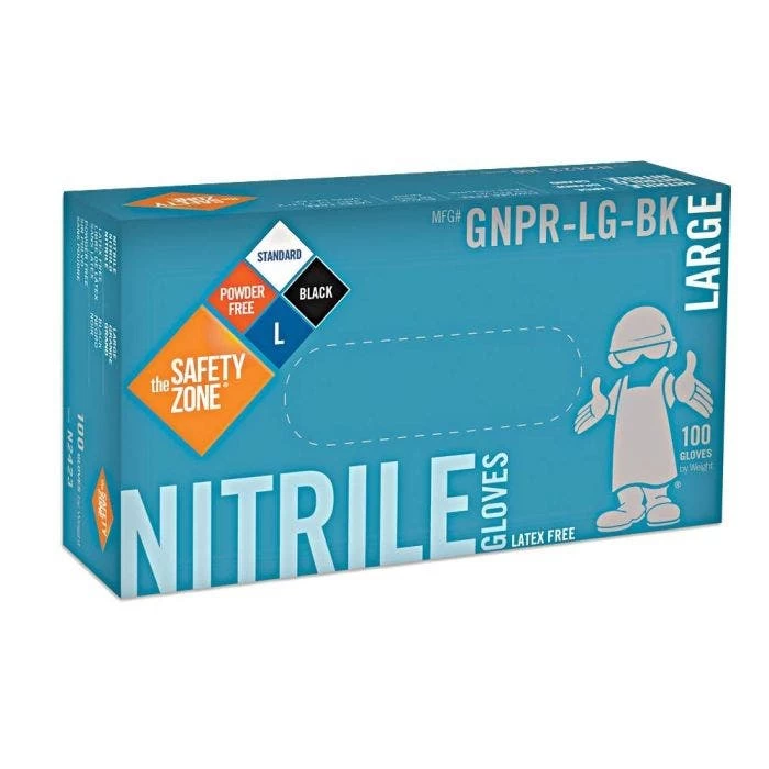 Single Use Black Nitrile Gloves Pack Of 100 2 Single Use Black Nitrile Gloves Pack Of 100 - Image 2