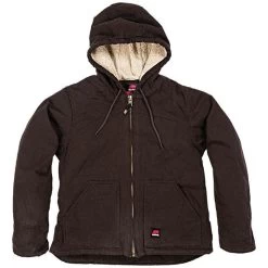 BERNE Women's Softstone Hooded Coats, Dark Brown, Size Extra-Large